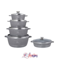سرویس قابلمه گرانیتی 10 پارچ لایف اسمایل مدل LIFEP7-10
